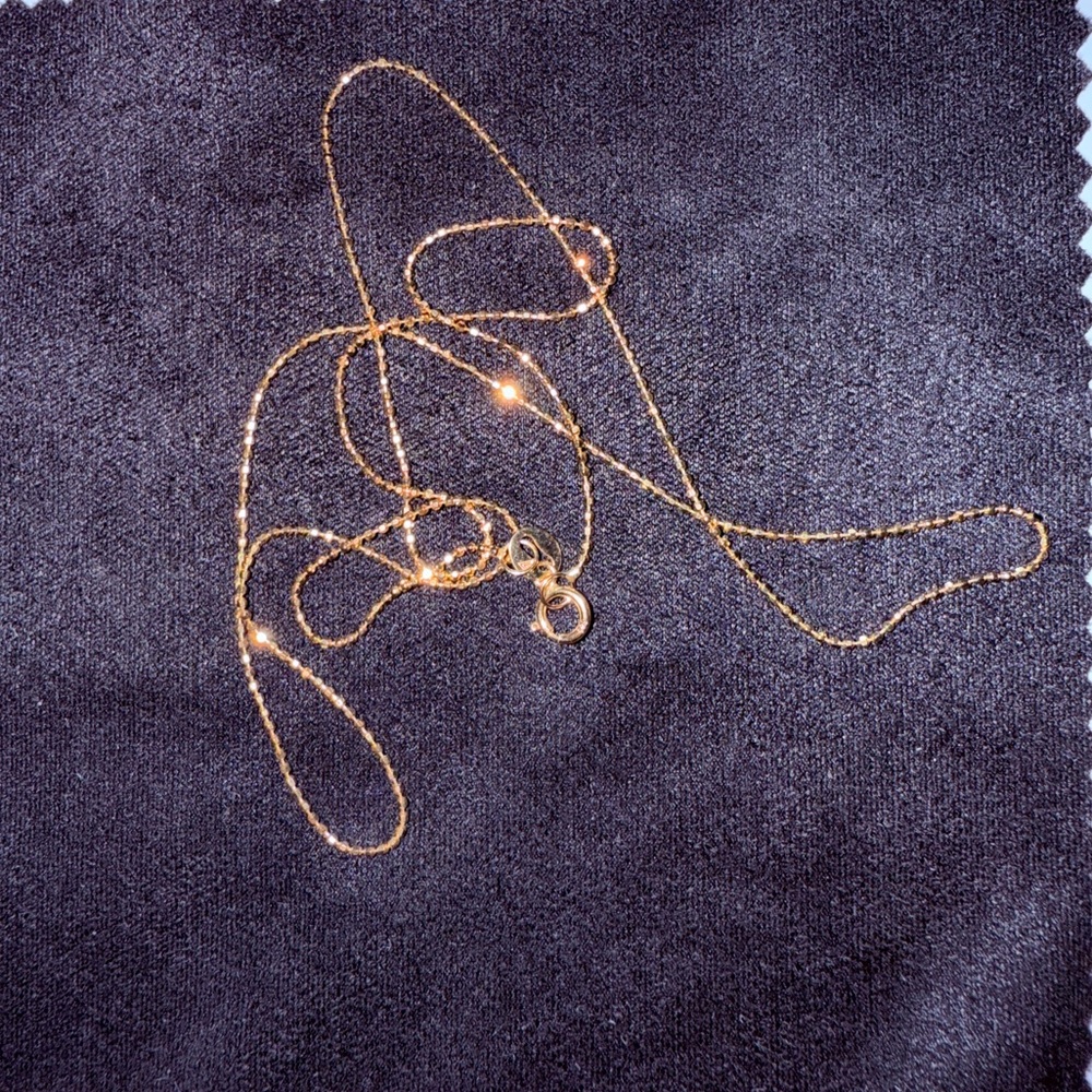 Delicate Gold Paperclip Chain Necklace - Women